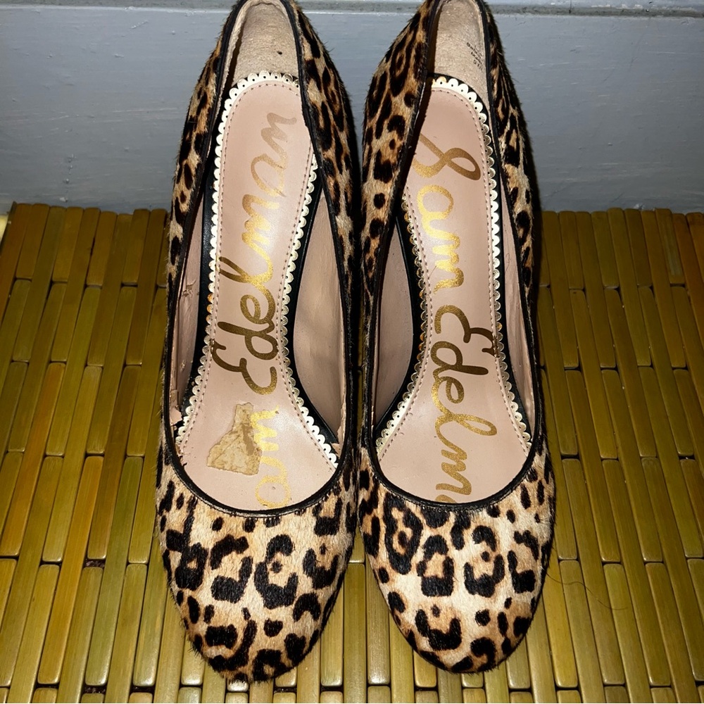 Sam Edelman Animal Print Heels